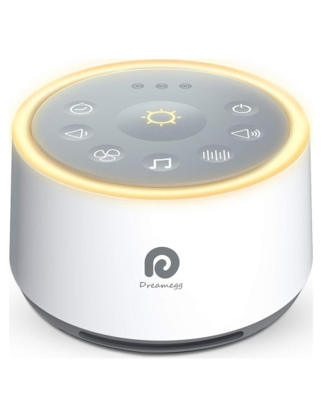 Máquina de Sonido Dreamegg D1 para Bebés y Adultos - 24 Sonidos, Luz Nocturna, Temporizador