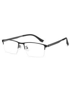 Gafas de Titanio Cyxus para Hombres - Semi Montura Cuadradas