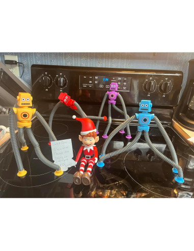 Juguete Robot de Ventosa Limpskys 12 Paquete Sensorial