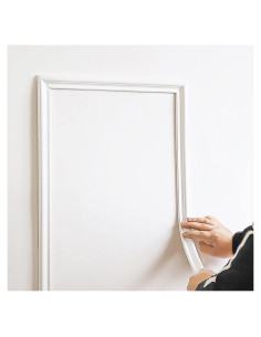 Moldura Autoadhesiva Trimold 3m x 23mm PVC Blanco