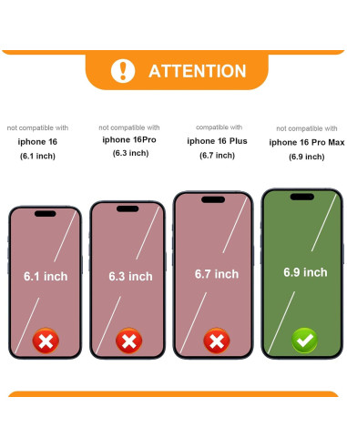 Funda Cartera Bocasal para iPhone 16 Pro Max Oro Rosa