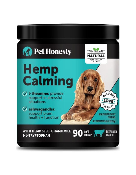 Masticables Calmantes para Perros Pet Honesty 90ct Hígado de Res