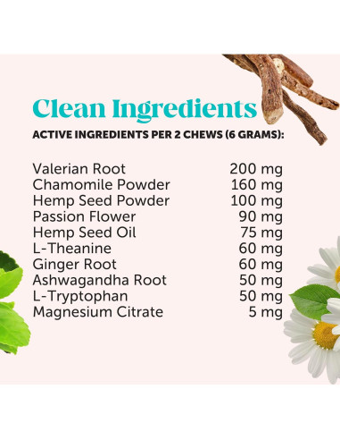 Masticables Calmantes para Perros Pet Honesty 90ct Hígado de Res