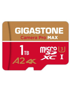 GIGASTONE Tarjeta Micro SD 1TB UHS-I U3 A2 V30 4K