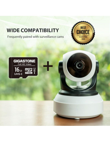 GIGASTONE 16GB Tarjeta Micro SDHC UHS-I Clase 10 Paquete de 5