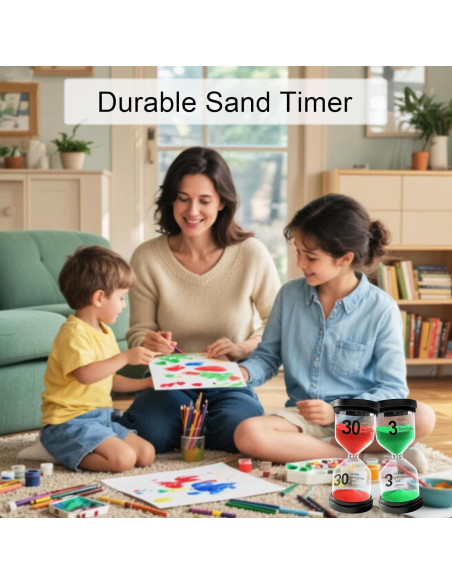 Reloj de Arena YLTIMER 1 Minuto Acrílico Rojo Duradero