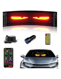 Panel LED Programable Ojos del Diablo Nfutreon 37.1x9.1cm