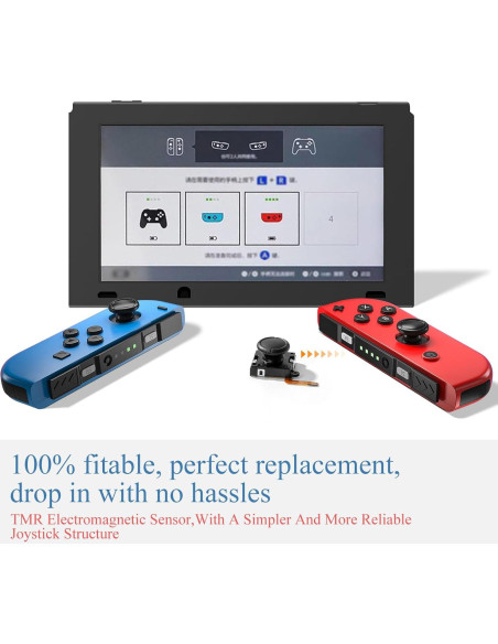 Joystick GuliKit TMR Anti-Deriva para Joycon Switch OLED/Lite