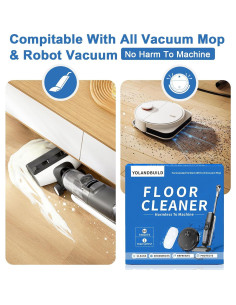 Tabletas de limpieza multi-superficie Yolandbuild 60 paquetes 2