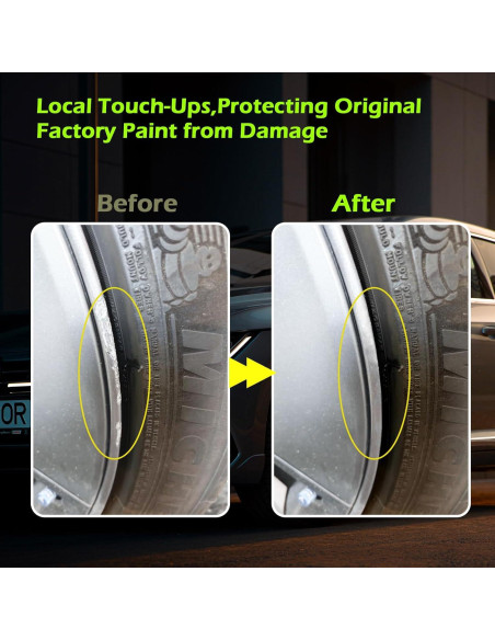 Pintura de Retoque Plateada FOLLOWIN 30ml para Arañazos de Coche