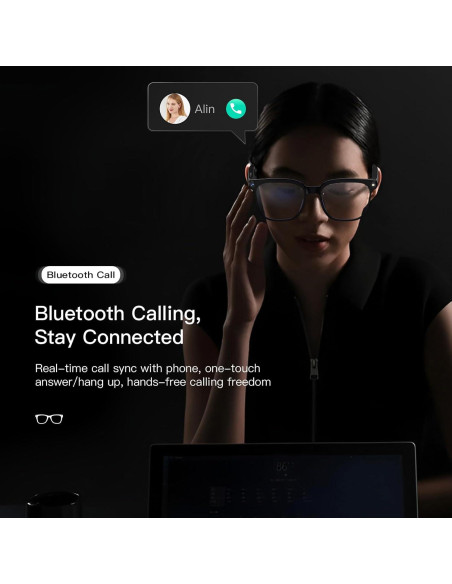 Gafas Inteligentes Dormiro YT-1010 con Cámara 8MP 4K Bluetooth