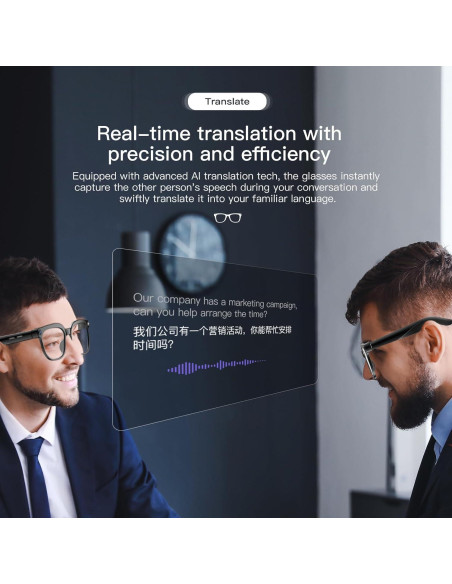 Gafas Inteligentes Dormiro YT-1010 con Cámara 8MP 4K Bluetooth