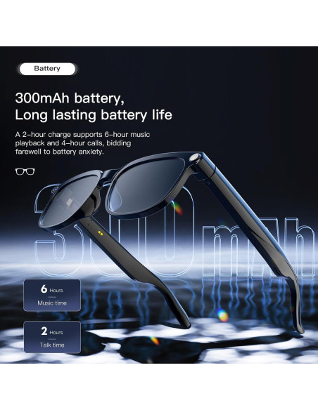 Gafas Inteligentes Dormiro YT-1010 con Cámara 8MP 4K Bluetooth