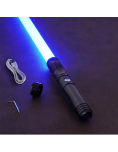 Sable de Luz VEVOR 101,6 cm RGB 12 Colores y Sonido 2