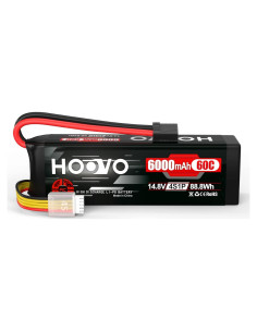 Batería LiPo 4S 14.8V 6000mAh 60C HOOVO para Drones y RC