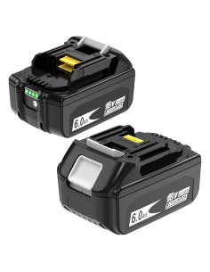 Paquete de 2 Baterías Ion Litio 18V 6000mAh Makita WORTHMAH
