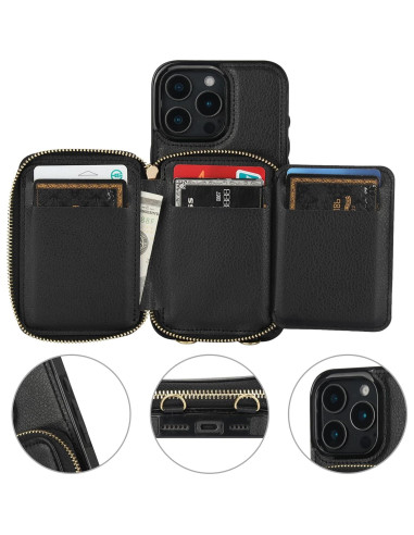 Cartera Bocasal con Bloqueo RFID para iPhone 16 Pro Max