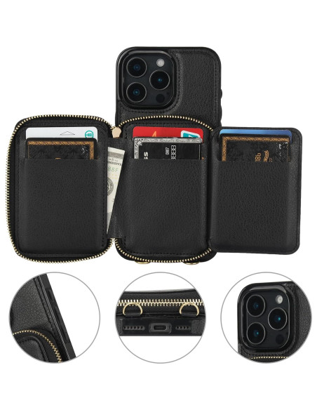 Cartera Bocasal con Bloqueo RFID para iPhone 16 Pro Max