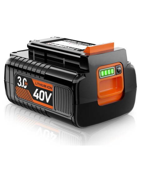 Batería de Reemplazo 3.0Ah TenHutt para Black&Decker 40V