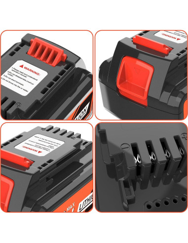 Batería Reemplazo 20V 8.0Ah Black & Decker LB2X4020M