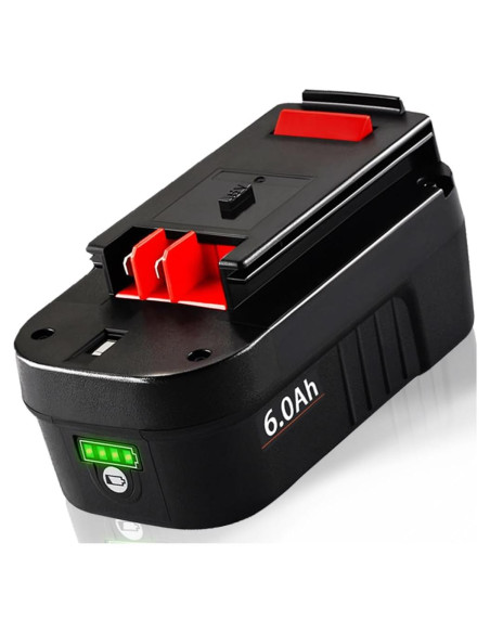 Batería de iones de litio 6.0Ah TenHutt para Black & Decker 18V
