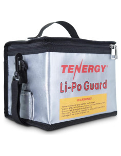 Bolsa Ignífuga Tenergy para Cargar Baterías LiPO 21.5x16.5 cm