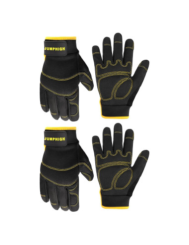 Guantes de Trabajo JUMPHIGH para Mujeres - 2 Pares, Talla S