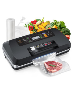 Sellador al vacío automático LKKNC SV636 130W 95kPa negro