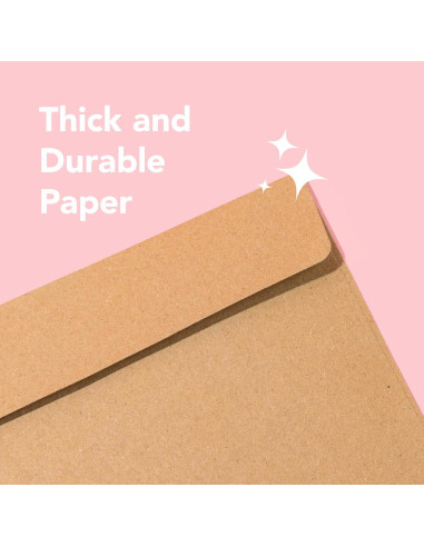 Pack It Chic - 110 Sobres Kraft A2 Autoadhesivos 0.48 kg