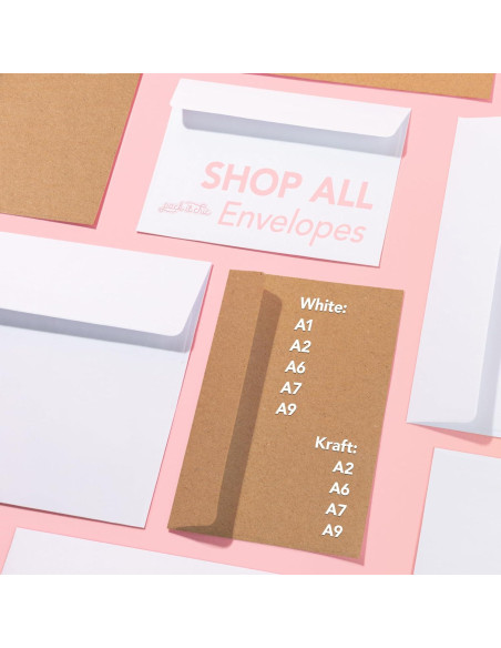 Pack It Chic - 110 Sobres Kraft A2 Autoadhesivos 0.48 kg