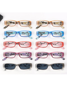 Paquete de 10 Gafas de Lectura GTSY para Mujeres y Hombres 2