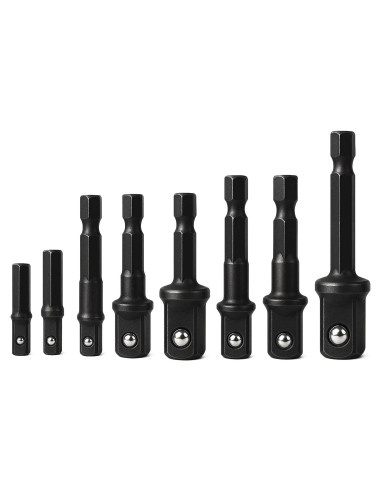 Juego de Adaptadores de Enchufe de Impacto HORUSDY 8 Piezas