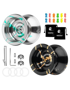 Yoyo Profesional MAGICYOYO N11 - Aluminio Verde y Negro
