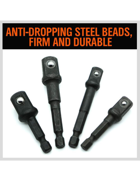 Juego de Adaptadores de Enchufe de Impacto HORUSDY 8 Piezas