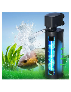 Filtro de Acuario Grande Coospider P10F-24V 2500 L/h UV