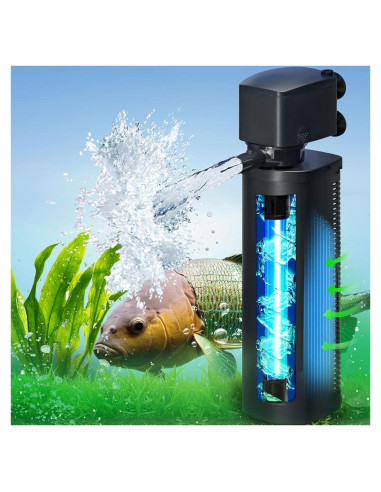 Filtro de Acuario Grande Coospider P10F-24V 2500 L/h UV