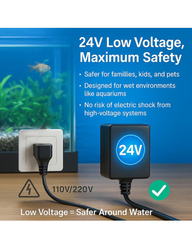 Filtro de Acuario Grande Coospider P10F-24V 2500 L/h UV