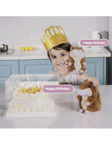 Hamster Hablante Homily Electrónico para Niños 24.59 cm