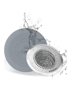 Colador de Fregadero Wokdada de Acero Inoxidable 304 con Tapón