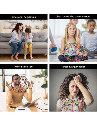 Esfera Sensorial 4E's Novelty 2 Pcs para Respiración