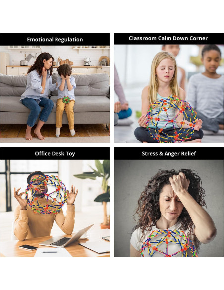 Esfera Sensorial 4E's Novelty 2 Pcs para Respiración