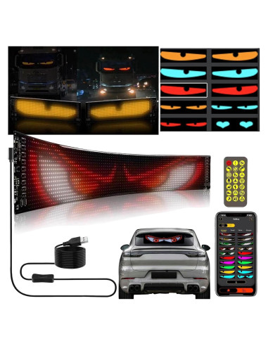 Lámpara Ocular Colorida Suave YOUBISON 19.1x89.9cm LED Programable