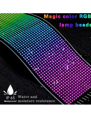 Lámpara Ocular Colorida Suave YOUBISON 19.1x89.9cm LED Programable