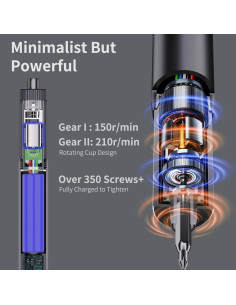 Mini Destornillador Eléctrico DYLIFE DYKS 25 en 1 con Batería 2