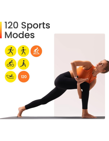 Amazfit Band 7 Reloj Inteligente Fitness Negro 1.47" AMOLED