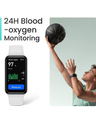 Amazfit Band 7 Reloj Inteligente Fitness Negro 1.47" AMOLED