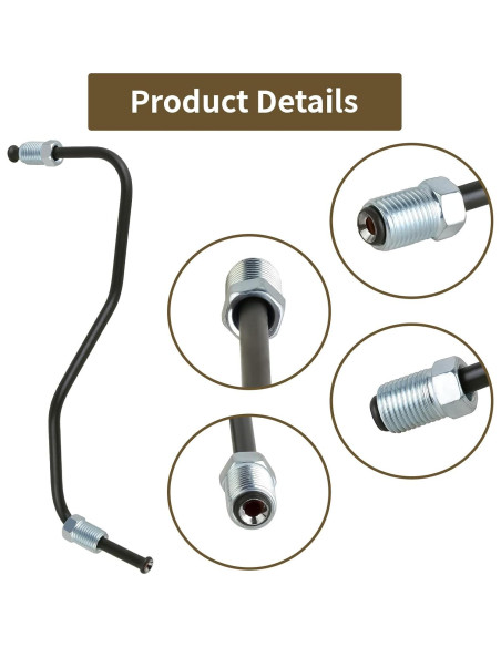 Tubería de Freno Delantera MuHize Izquierda No.6 para Toyota 4Runner