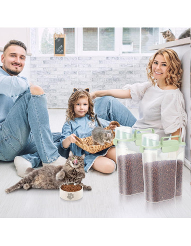 Contenedor Hermético de Almacenamiento para Mascotas 5L LEAWALK