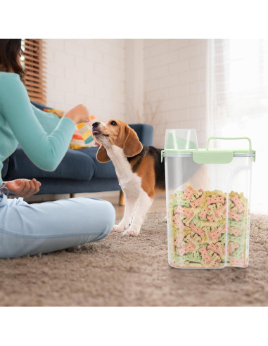 Contenedor Hermético de Almacenamiento para Mascotas 5L LEAWALK