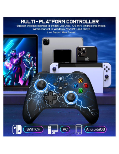 Controlador Inalámbrico NinjaPlusOX Pro para Nintendo Switch